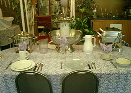 Tables & complete place settings